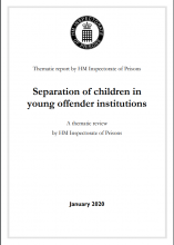 Separation of children in young offender institutions: A thematic review